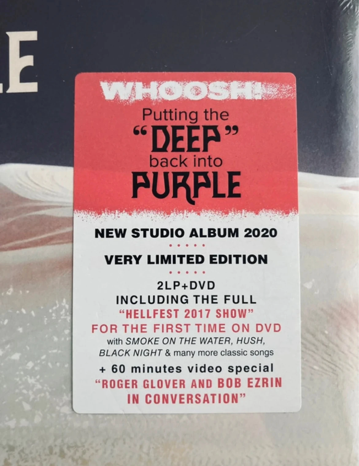 Disco de vinilo 33T Deep Purple Whoosh! Edición coleccionista. – photo 2